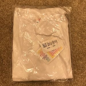 NWT LuLaRoe XXS white Irma